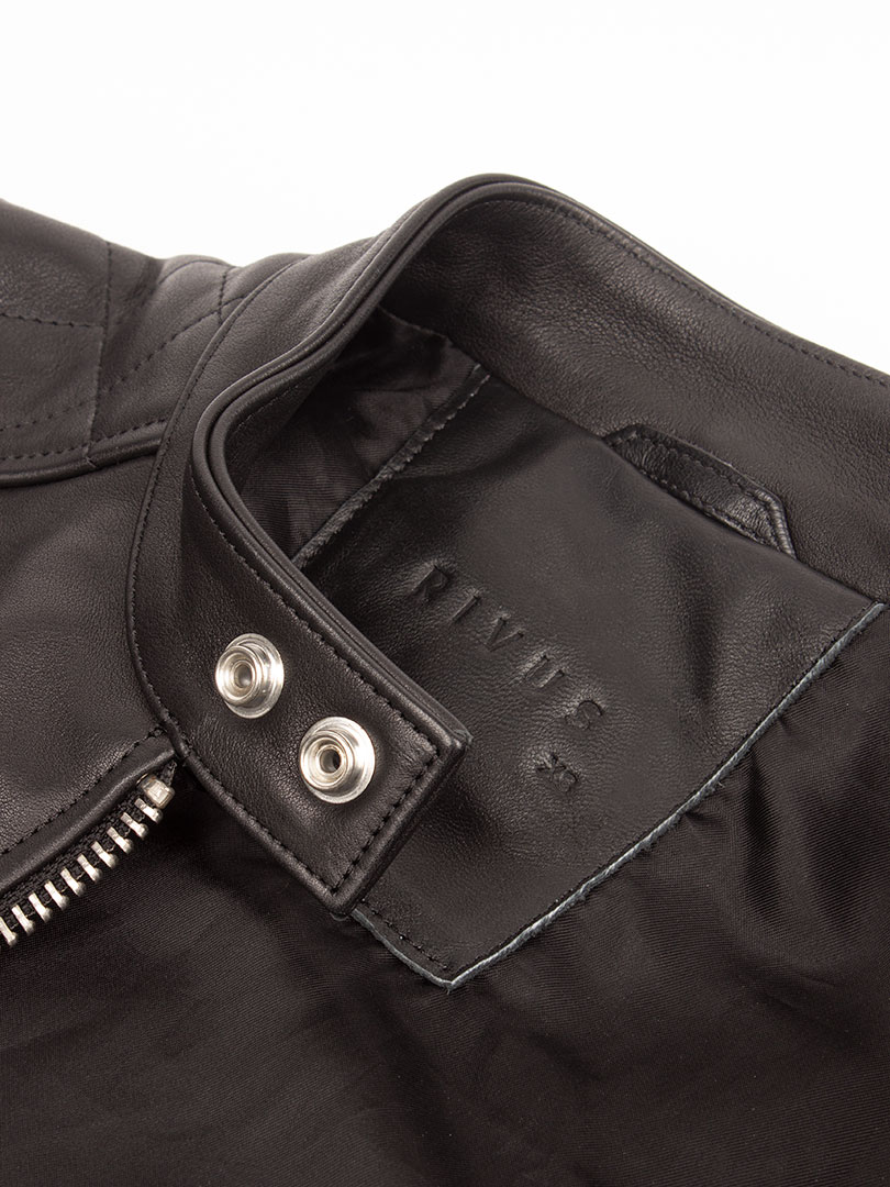 Biker Deri Ceket - Siyah