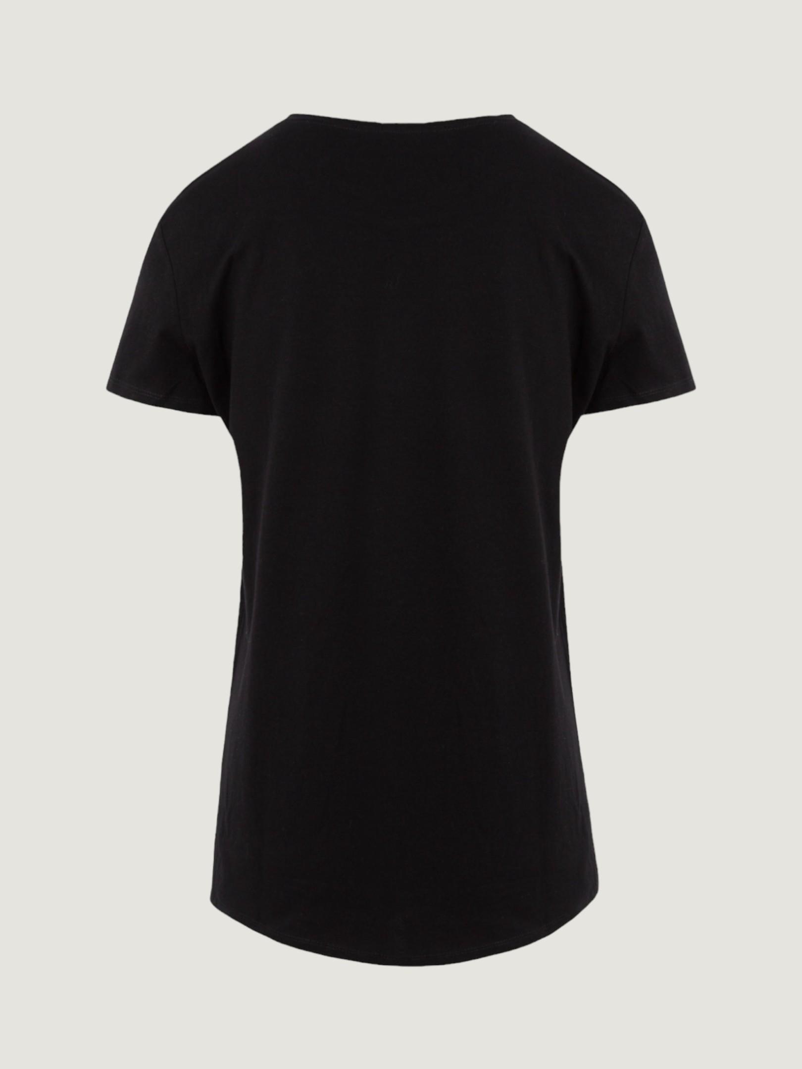 Bisiklet Yaka Basic T-Shirt - Siyah T-shirt Modelleri