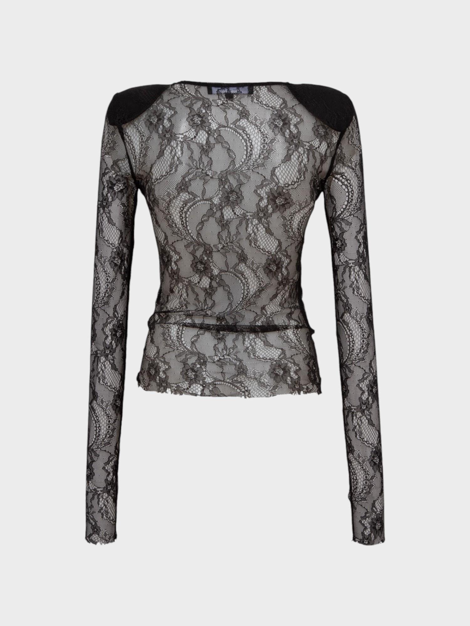 Bisiklet Yakalı Dantel Vatkalı Bluz Kategorisiz Modelleri