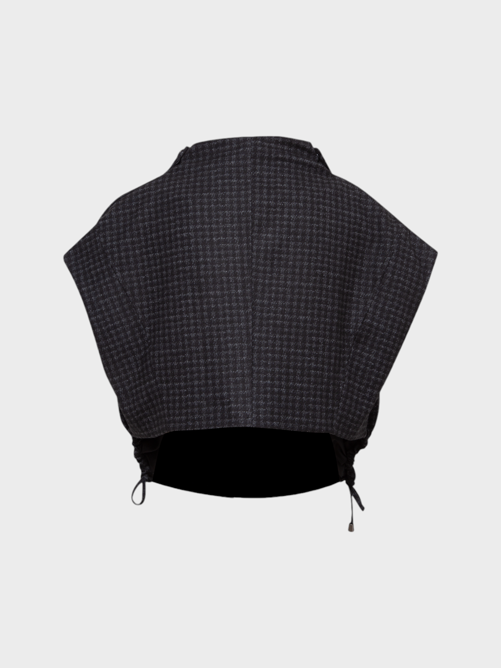 Boğazlı Kolsuz Bağcık Detaylı Dökümlü Yelek Kategorisiz Modelleri