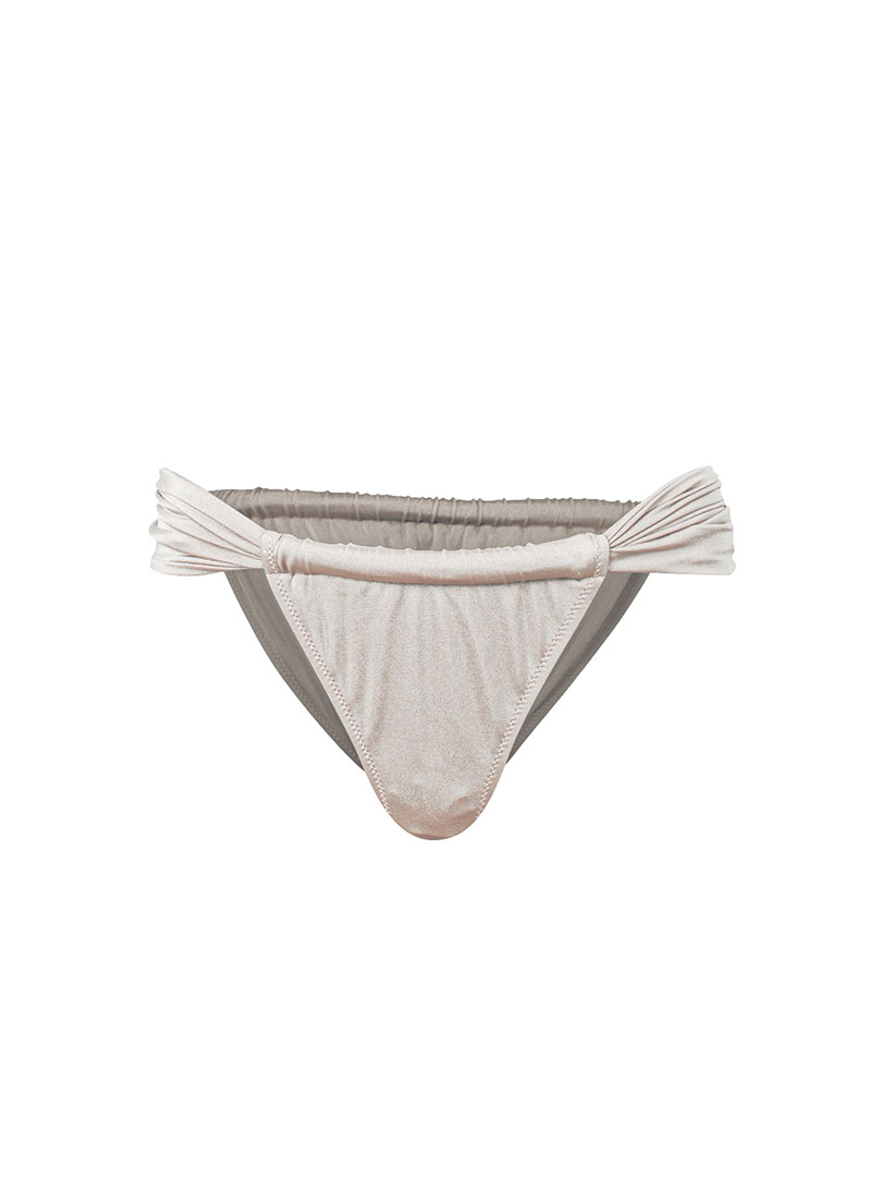 Büzgülü Bikini Altı - Ekru