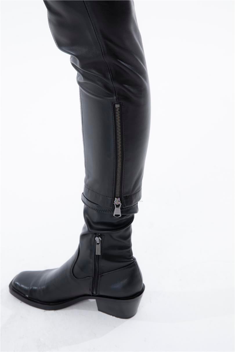 Cep Detaylı Parçalı Pantolon - Siyah