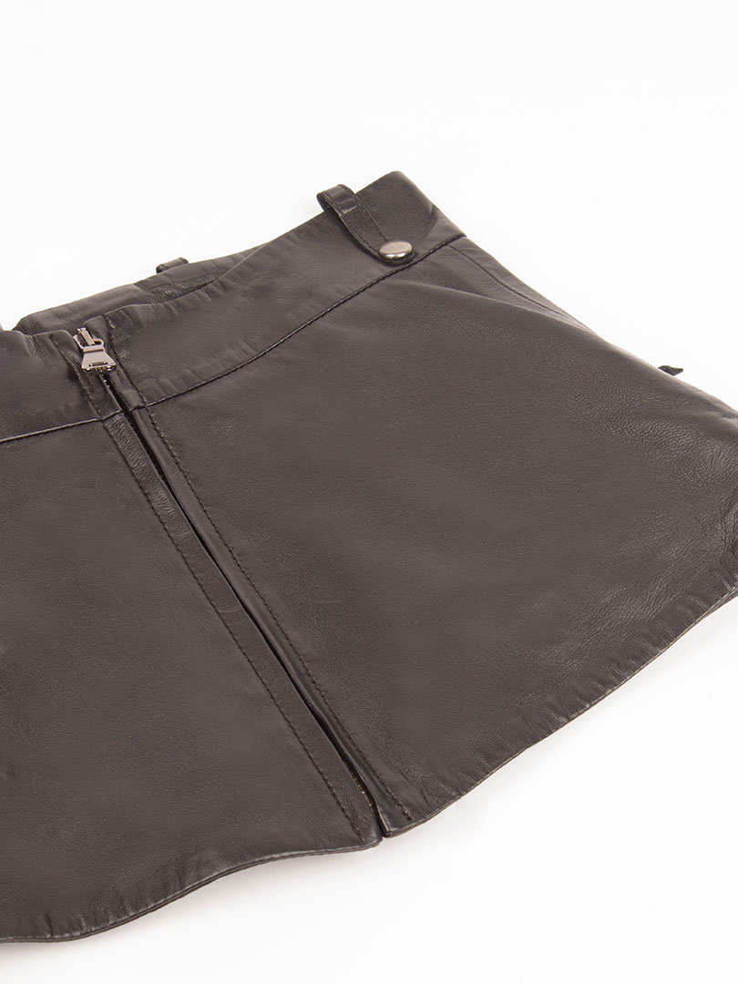 Deri Korse-Kemer - Siyah