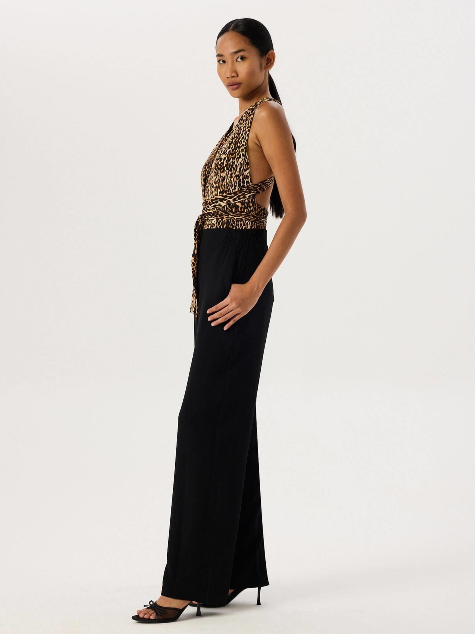 Derin Dekolteli İkonik Body - Leopar Body Modelleri