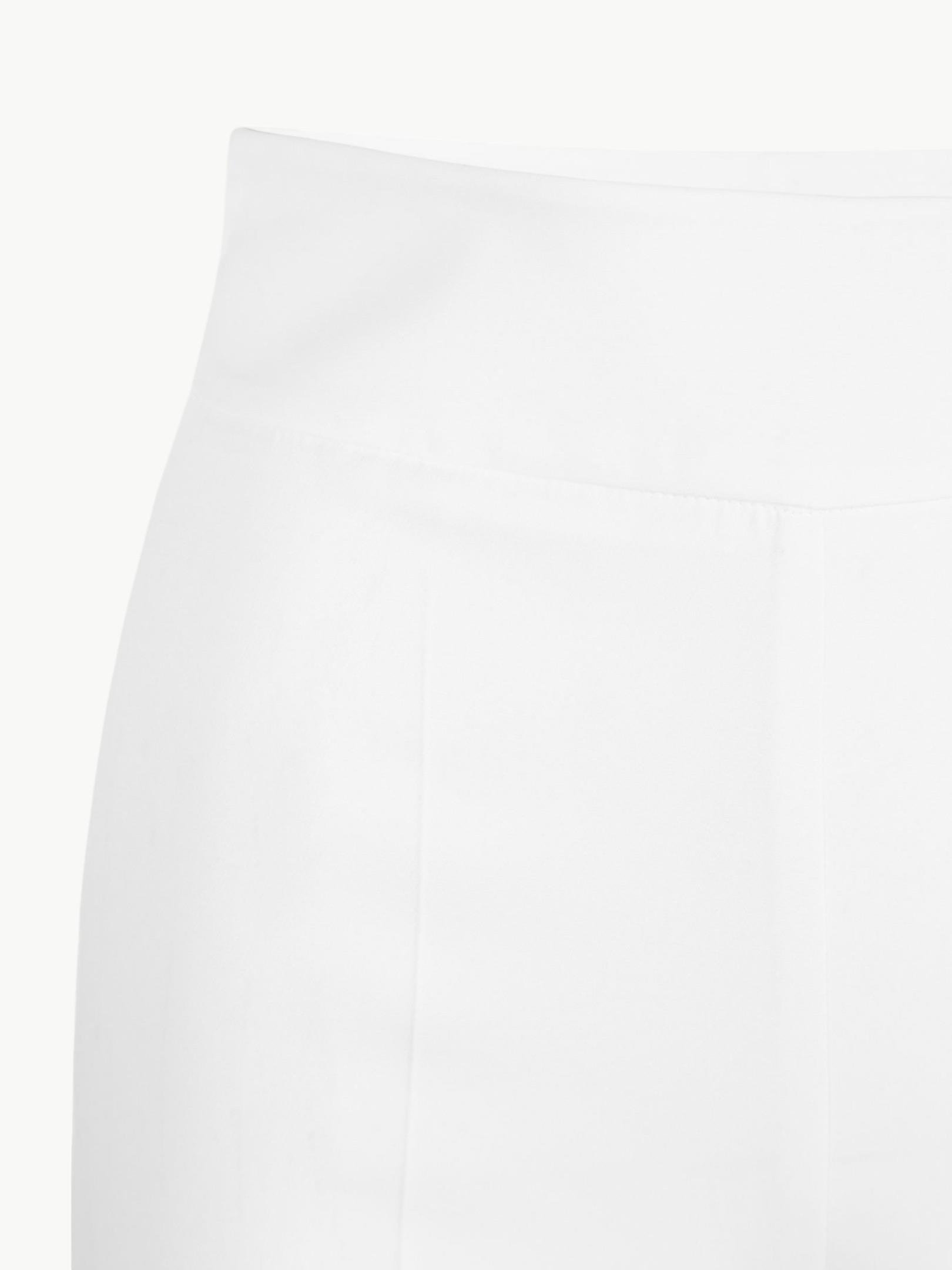 Gizli Fermuarlı Bol Paça Pantolon - Ekru Pantolon Modelleri