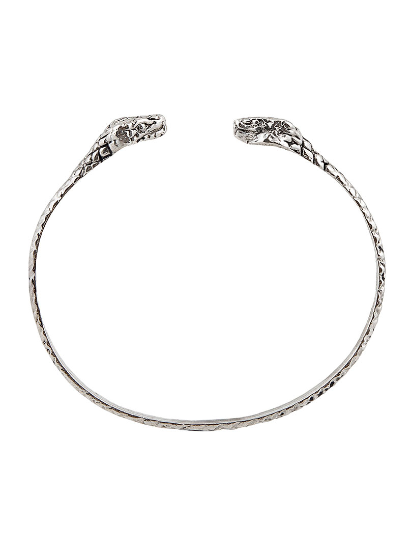 İnce Yılan Bilezik - Silver