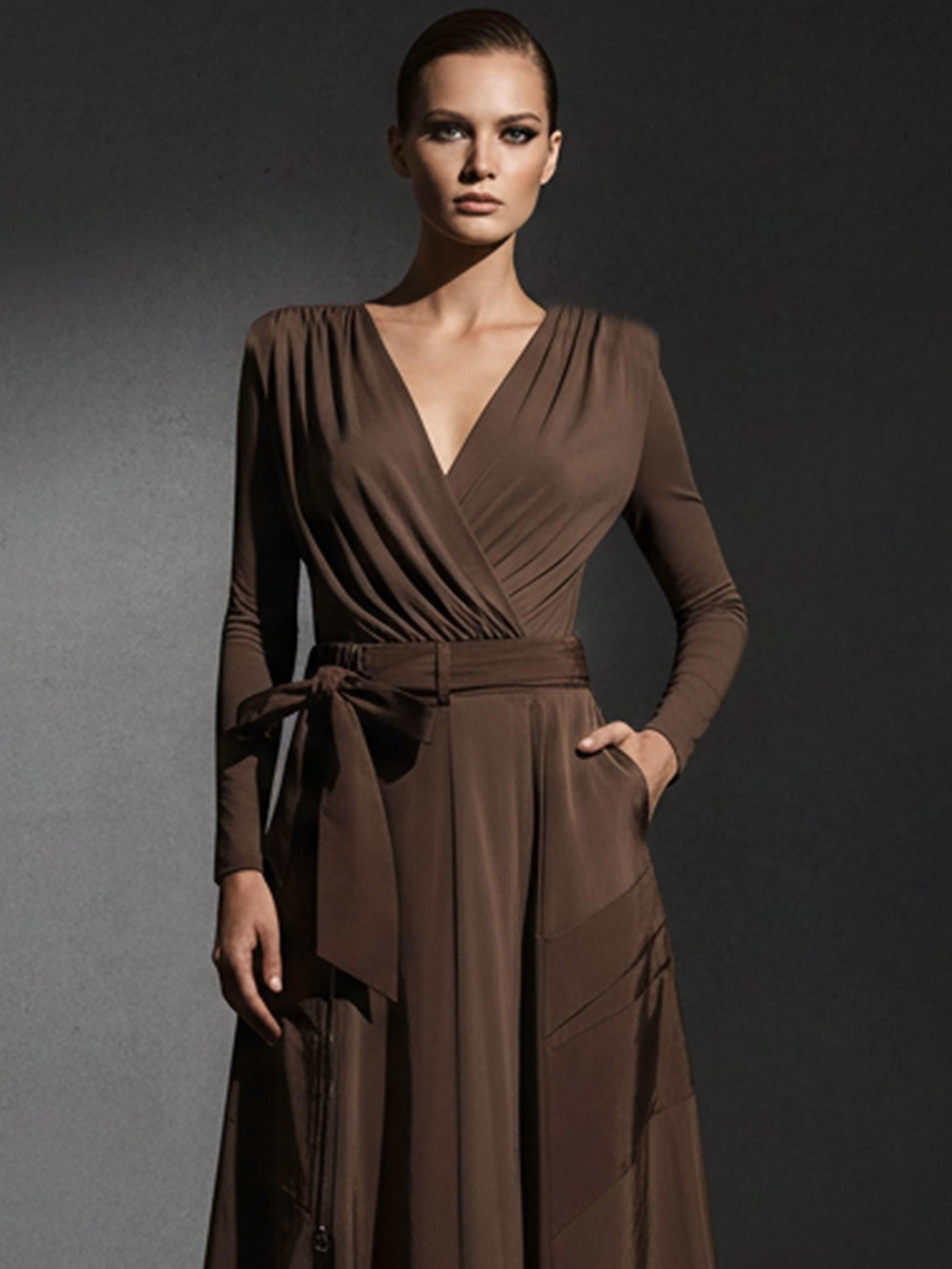 Kadın, Bayan Beli Kuşaklı Fermuarlı Yırtmaç Detaylı Cepli Etek - Kahve Etek Modelleri