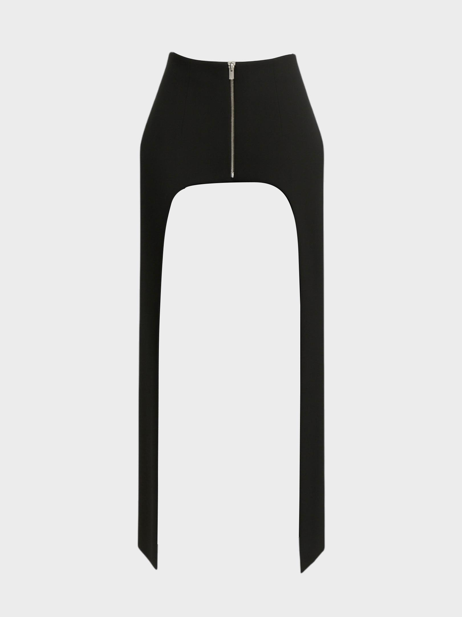 Kadın, Bayan Çok Yönlü Modüler Aksesuarlı Düz Paça Pantolon - Siyah Pantolon Modelleri