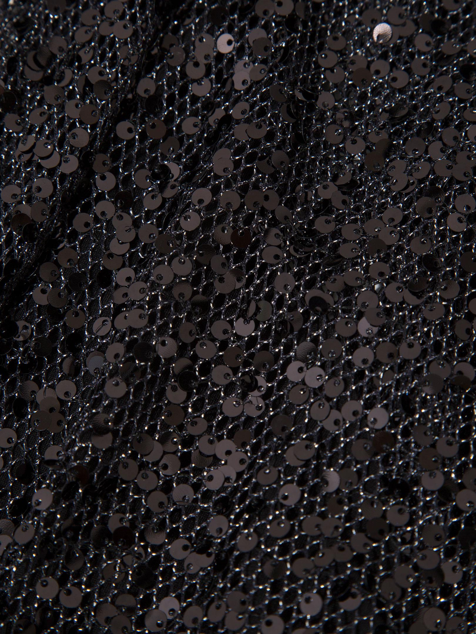 Kadın, Bayan File Payet Kruvaze Kesim Kolsuz Alttan Çıtçıtlı Body Kategorisiz Modelleri