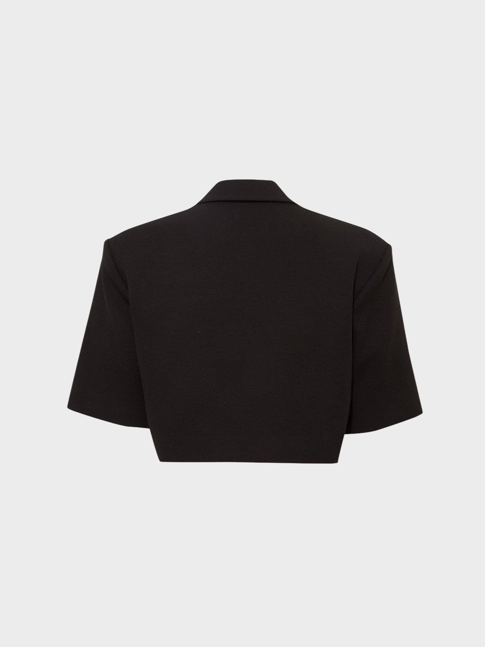 Kadın, Bayan Modern Fit Kısa Blazer Ceket - Siyah Kategorisiz Modelleri