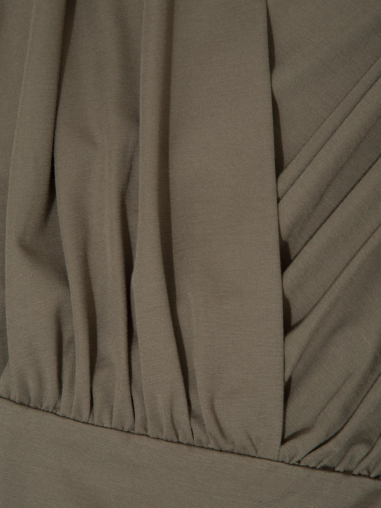 Kadın, Bayan V Yakalı Büzgülü Uzun Kollu Body Kategorisiz Modelleri