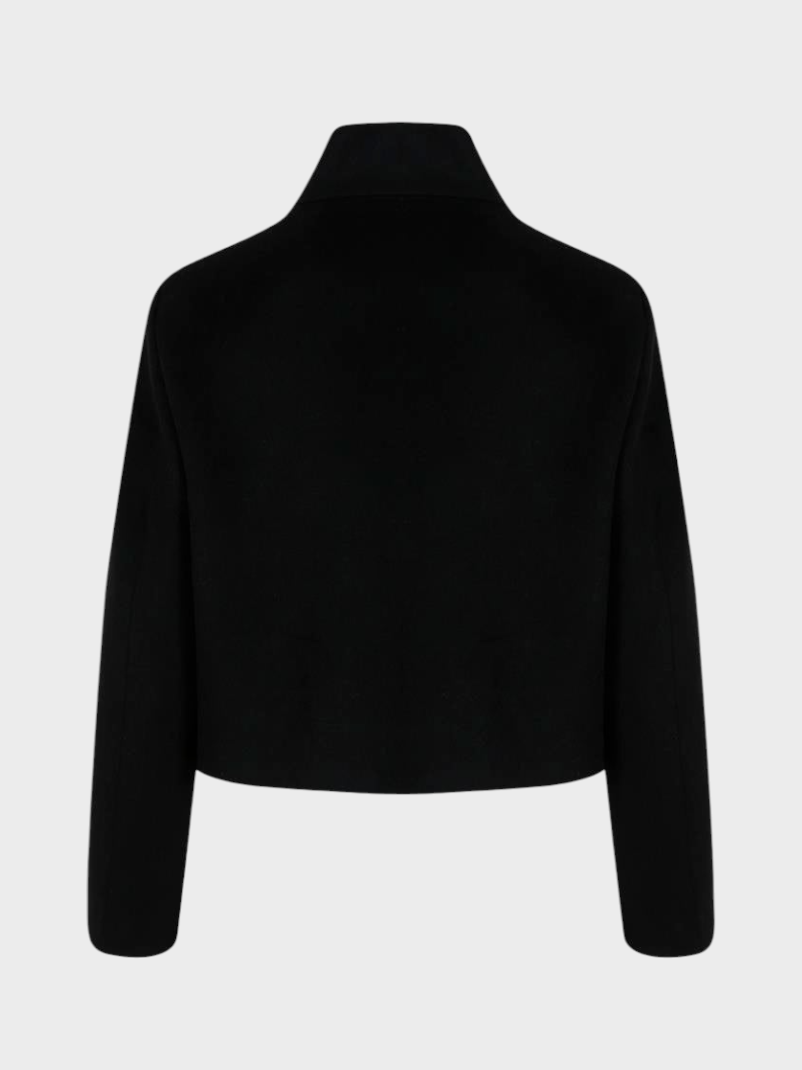 Kaşe Kısa Ceket -Siyah Kaban ve Trençkot Modelleri