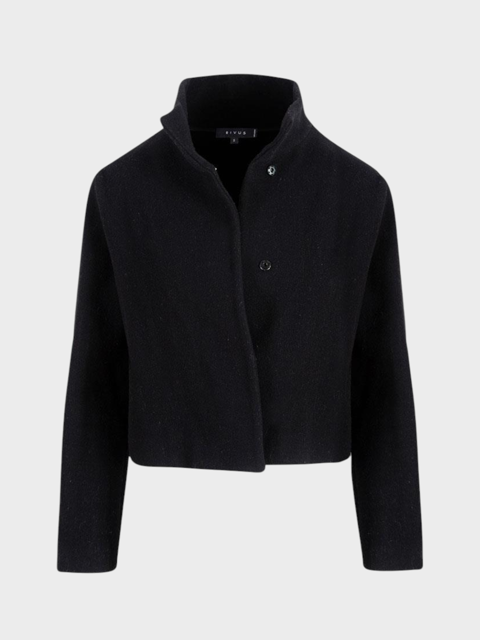 Kaşe Kısa Ceket -Siyah Kaban ve Trençkot Modelleri