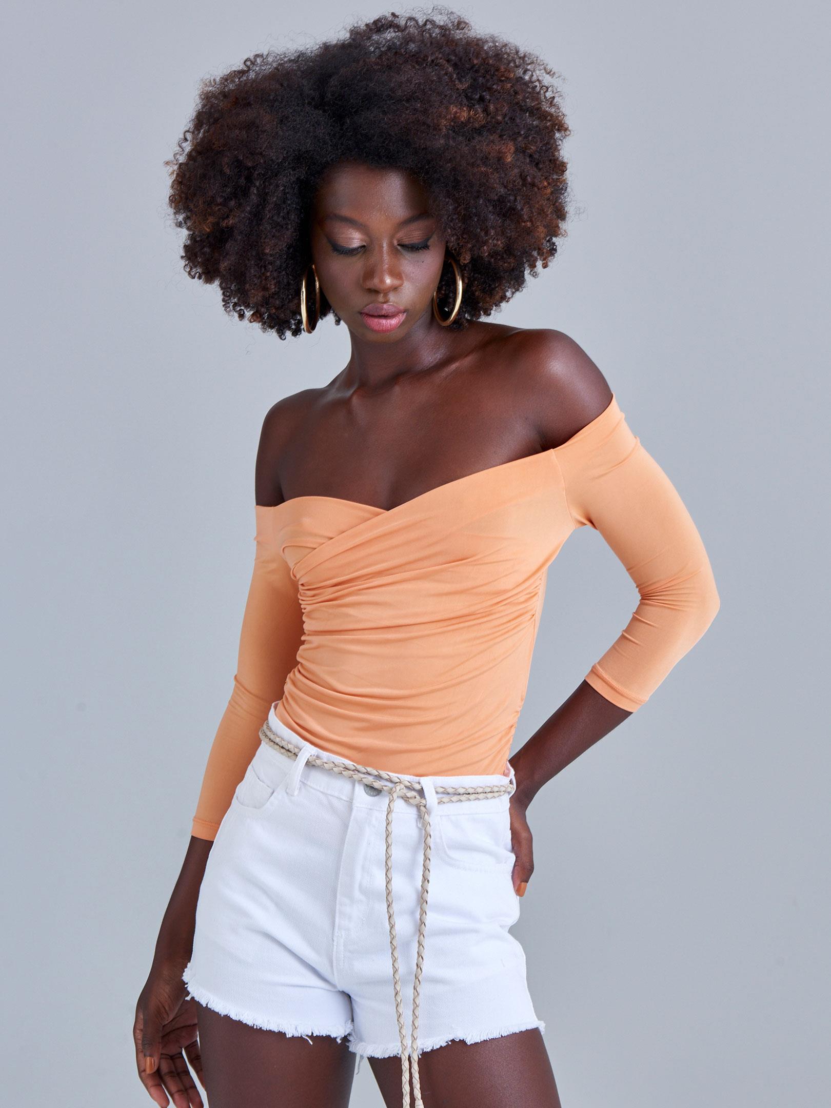 Kayık Yaka Body - Turuncu Body Modelleri