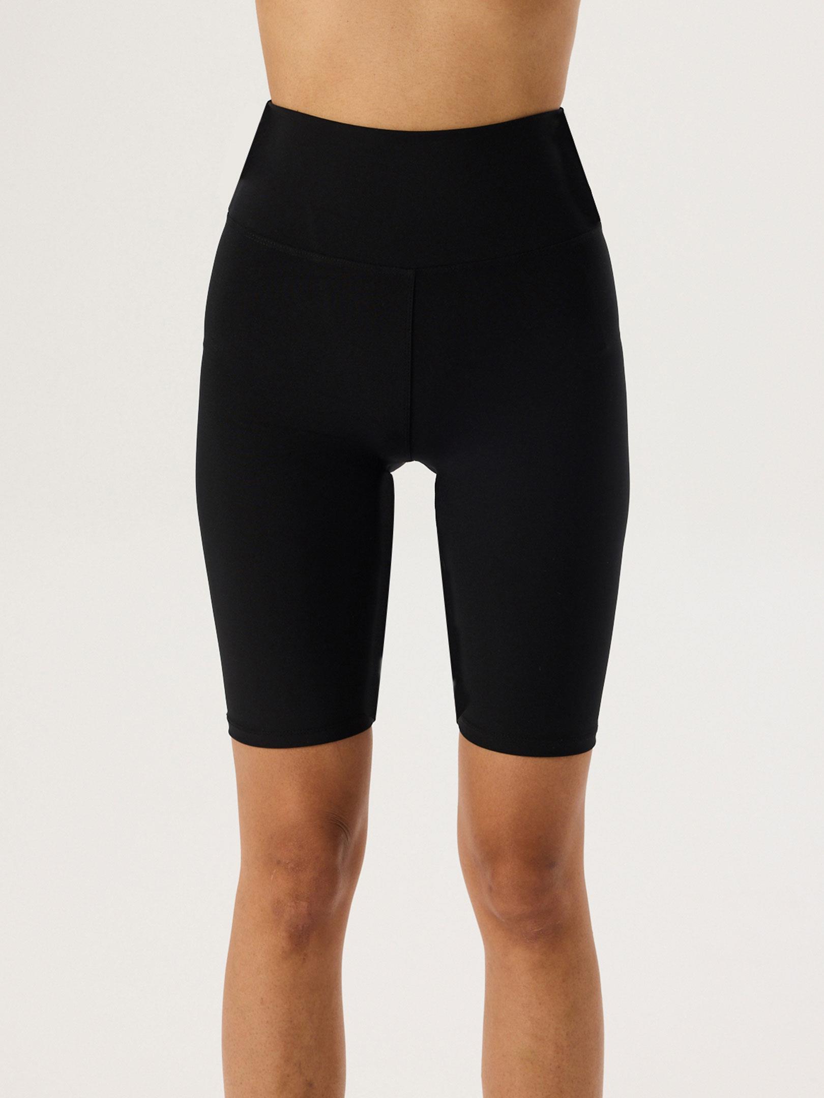 Kısa Biker Tayt - Siyah Tayt Modelleri