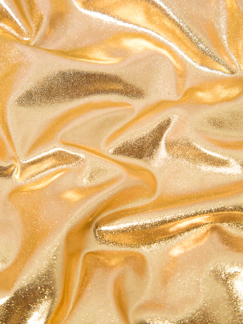 Light Gold Rengi Tek Omuz Bikini Takımı - Gold