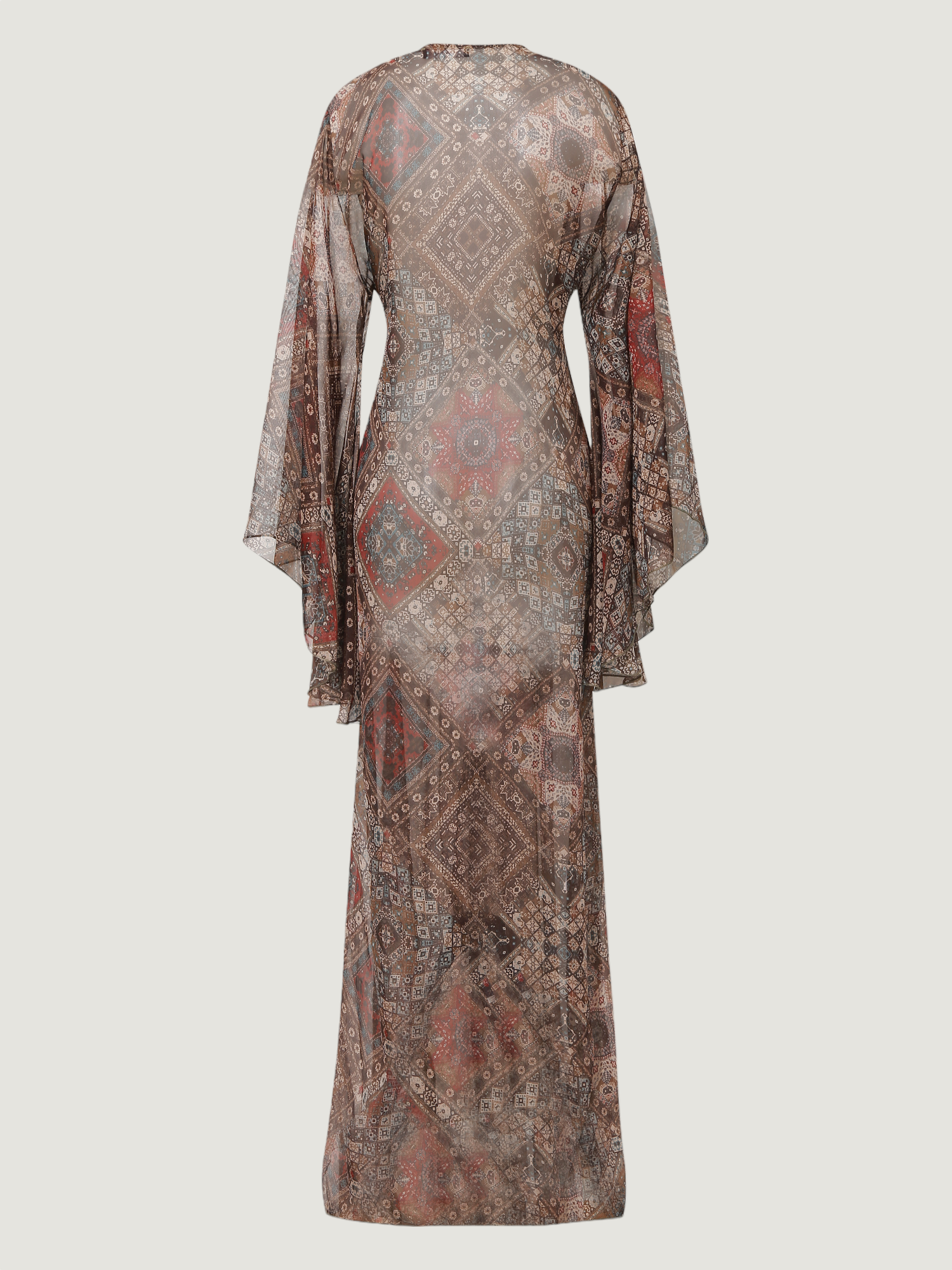 Önden Bağlama Detaylı Kimono - Desenli Kimono & Pareo Modelleri