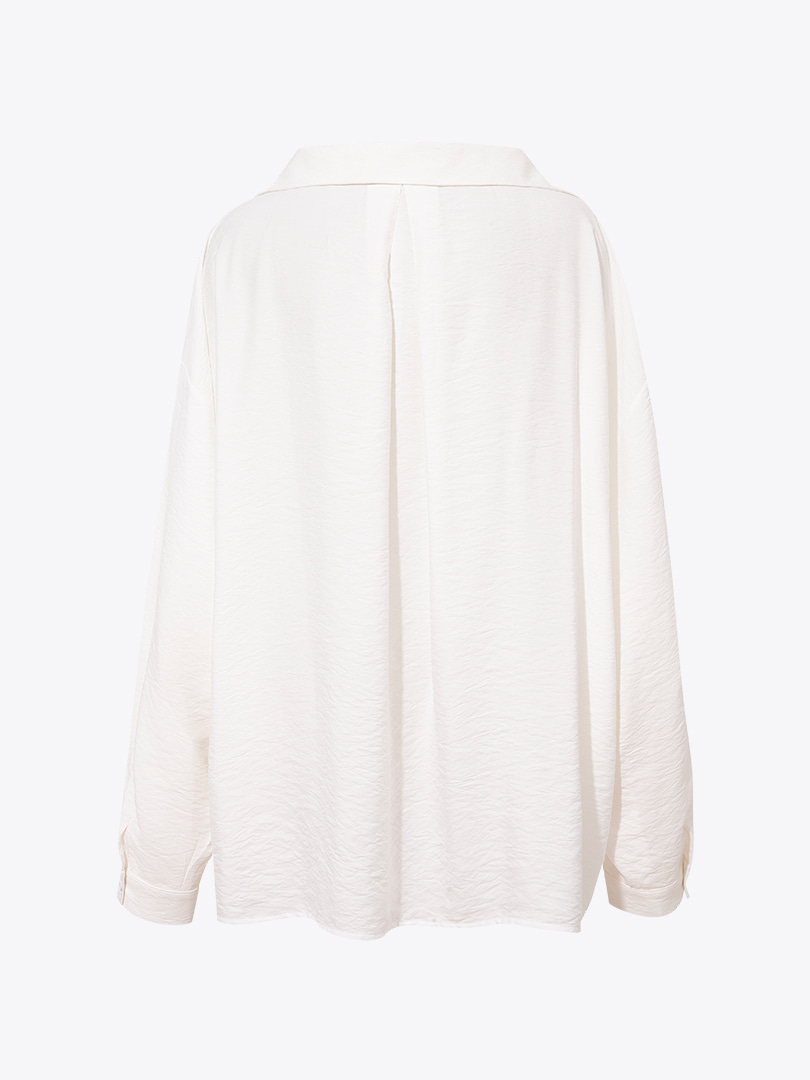 Oversize Gömlek - Beyaz