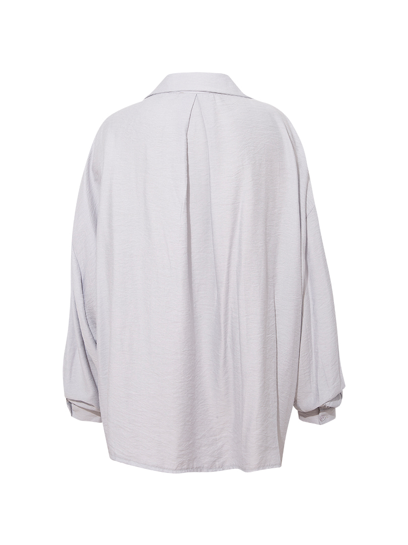 Oversize Gömlek - Gri