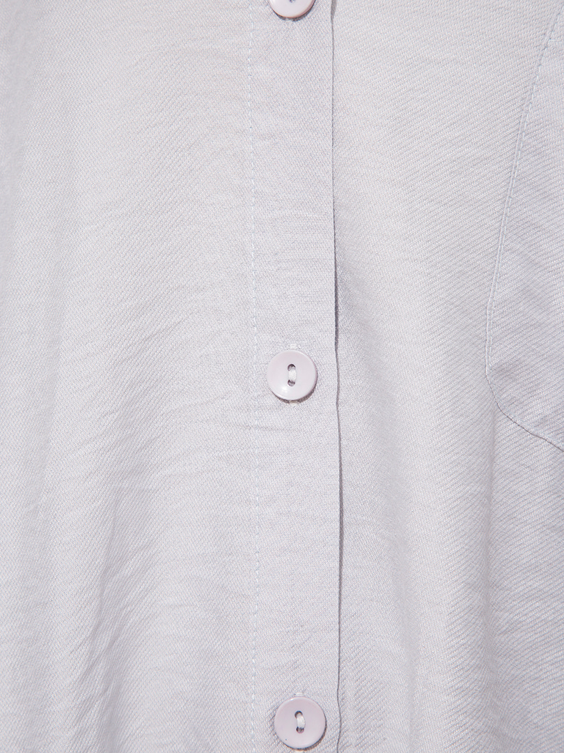 Oversize Gömlek - Gri