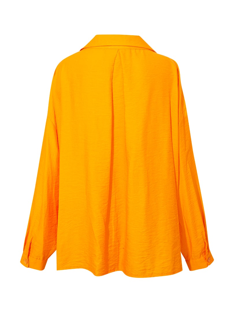 Oversize Gömlek - Sarı