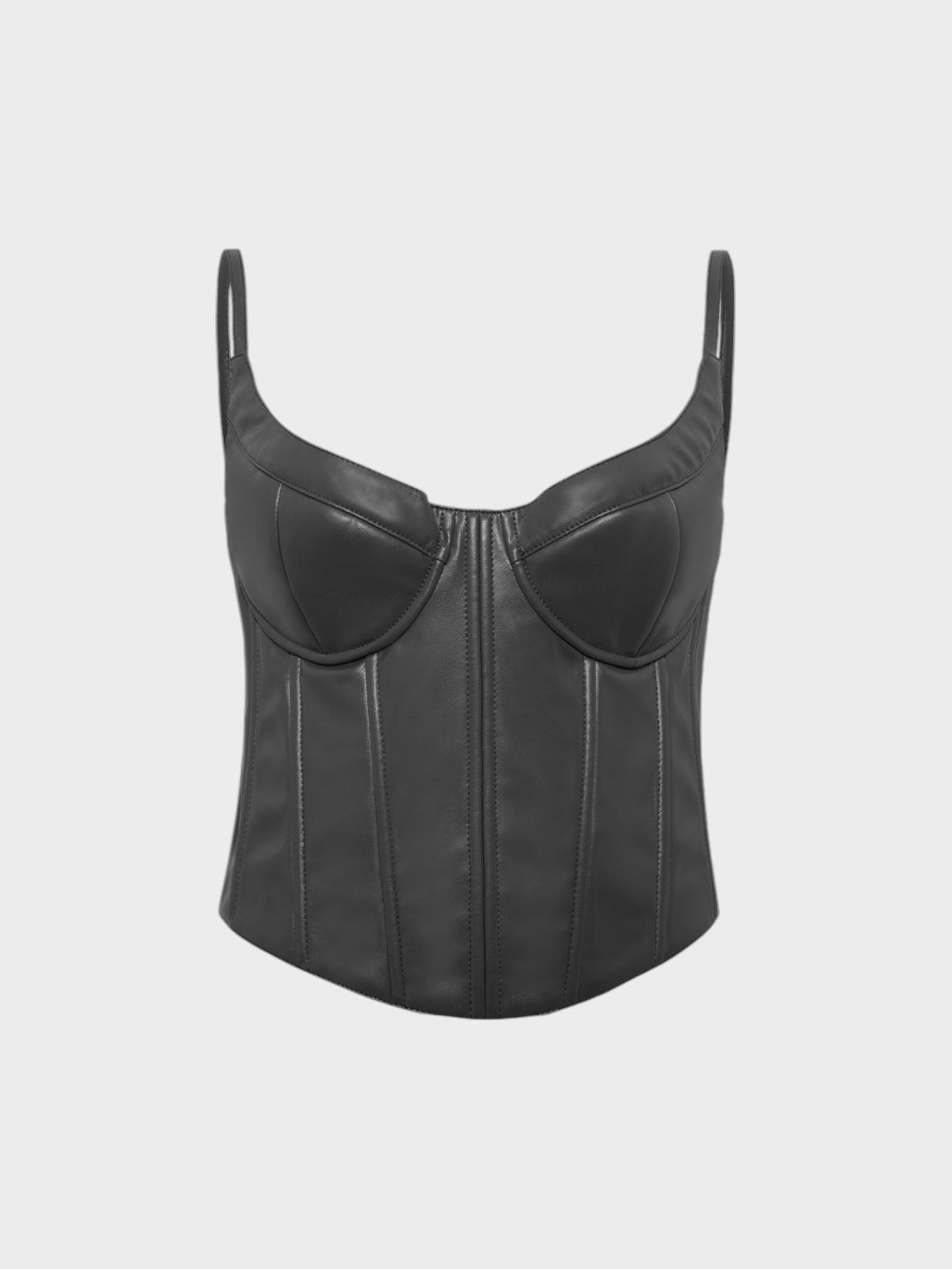 PF_214 -  Vegan Deri Büstiyer Kategorisiz Modelleri