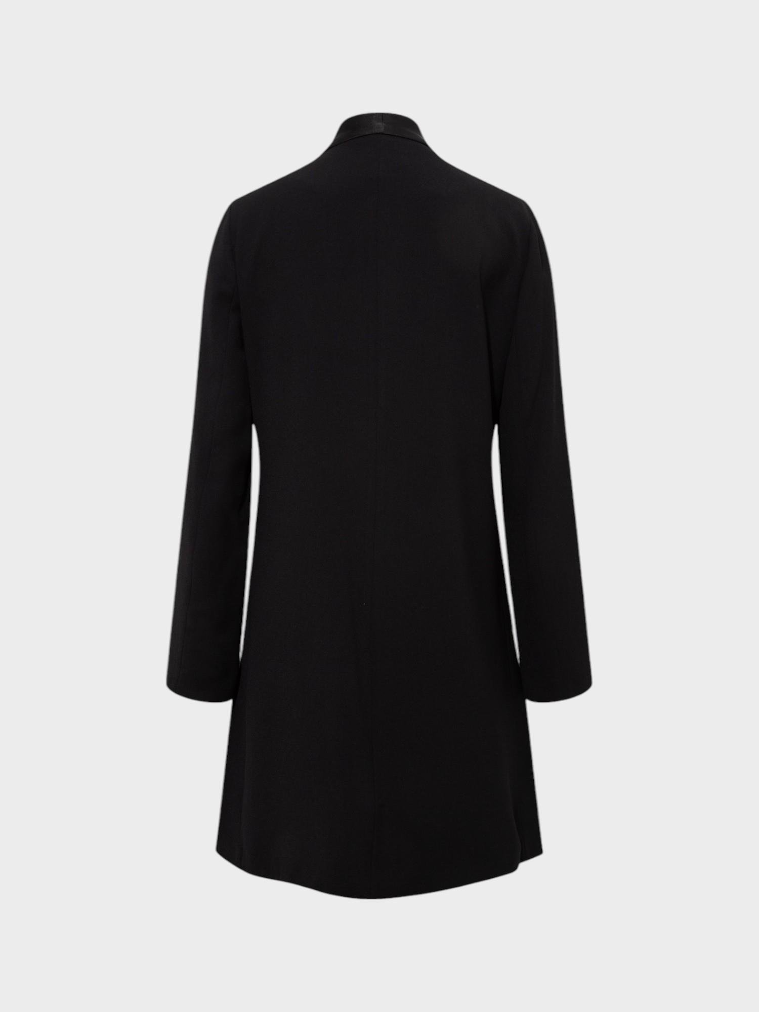 Saten Yakalı Antrasıt Metal Şerıt Detaylı Ceket Kategorisiz Modelleri