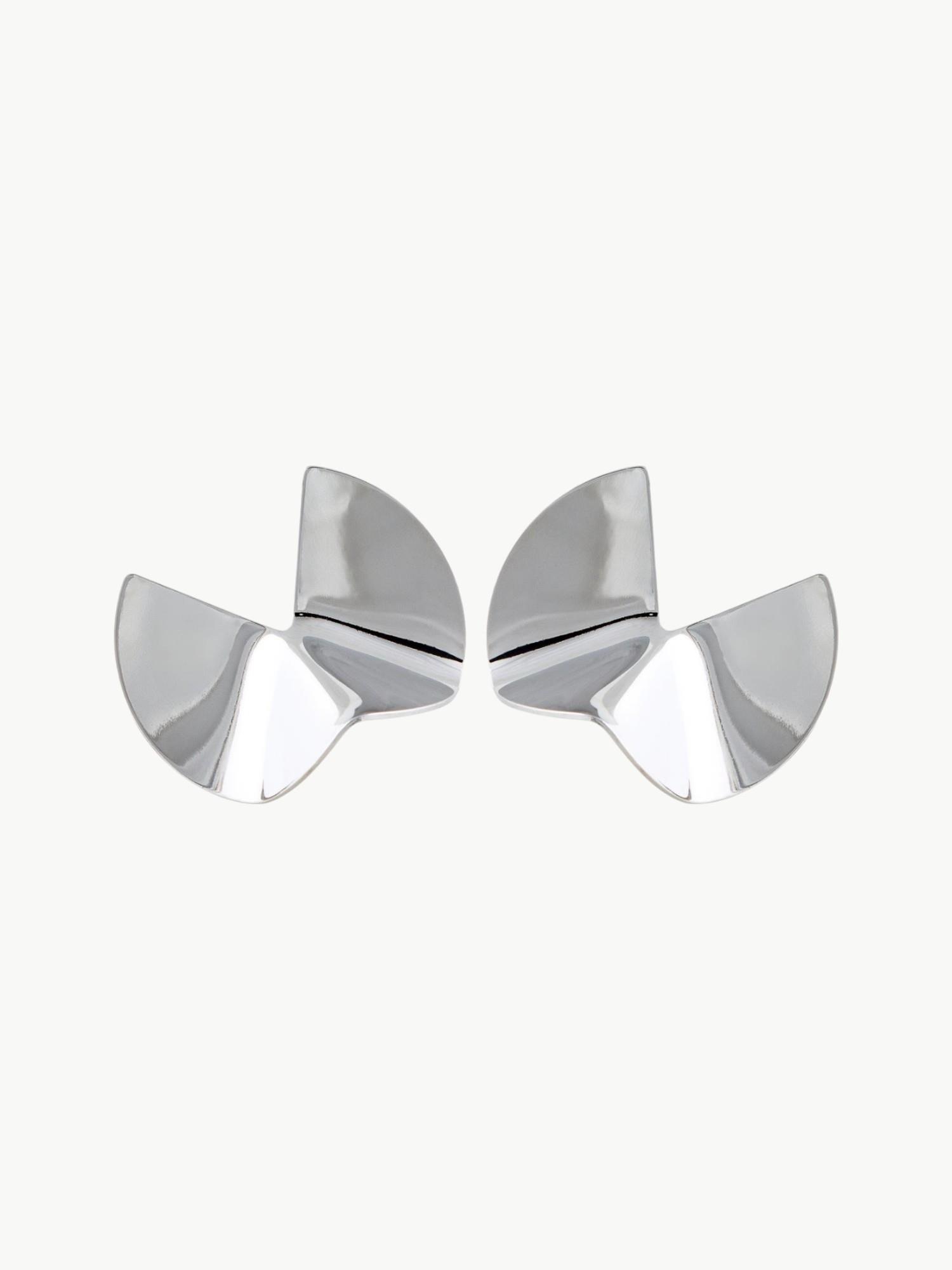Şekilli Yarım Ay Küpe - Silver Küpe Modelleri