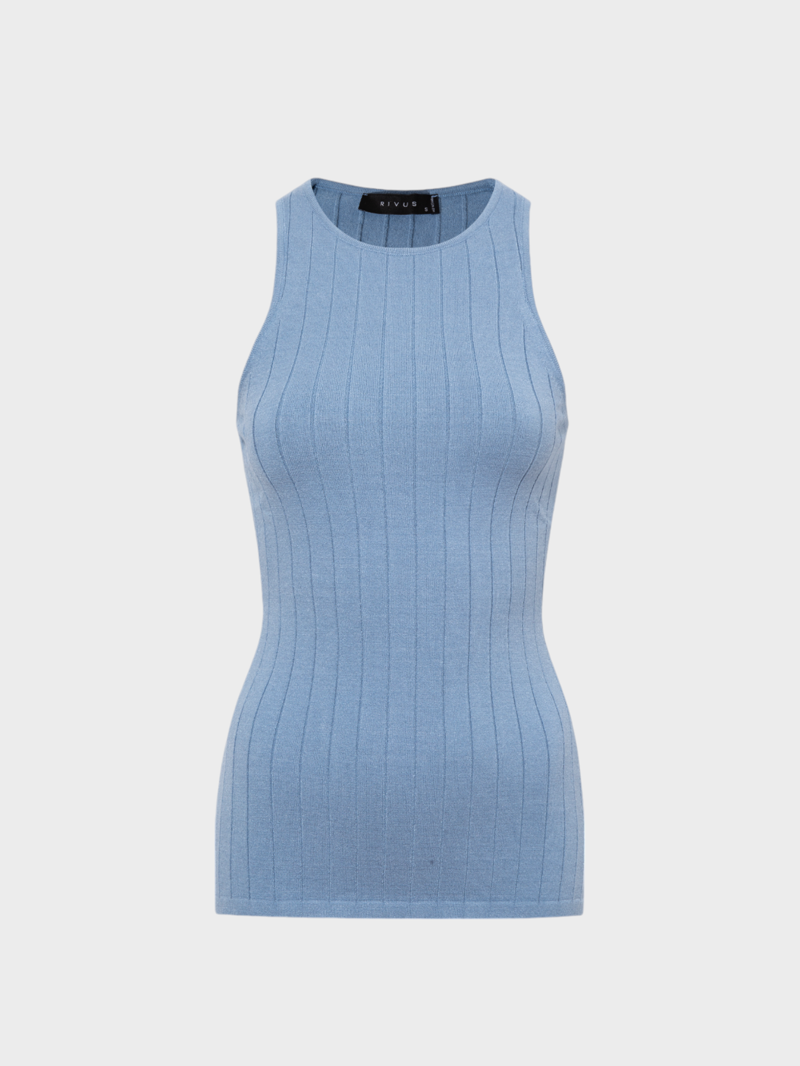 Sıfır Kollu Halter Yaka Örme Bluz Kategorisiz Modelleri