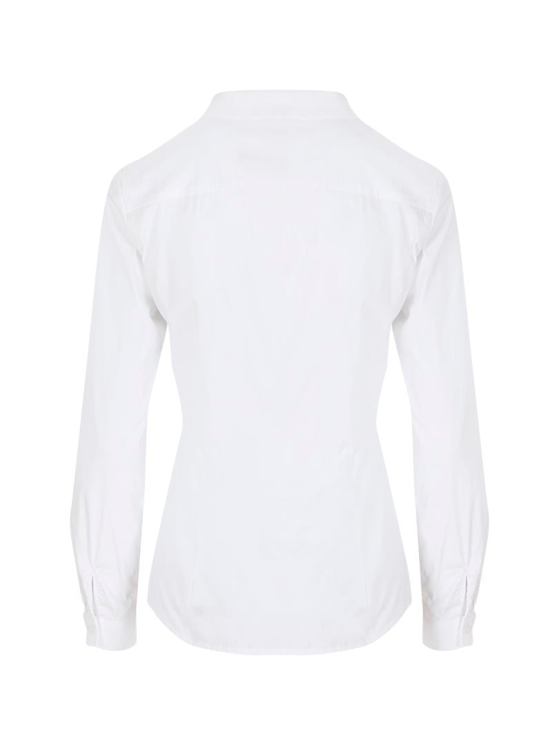 Slim Fit Basıc Gömlek - Beyaz