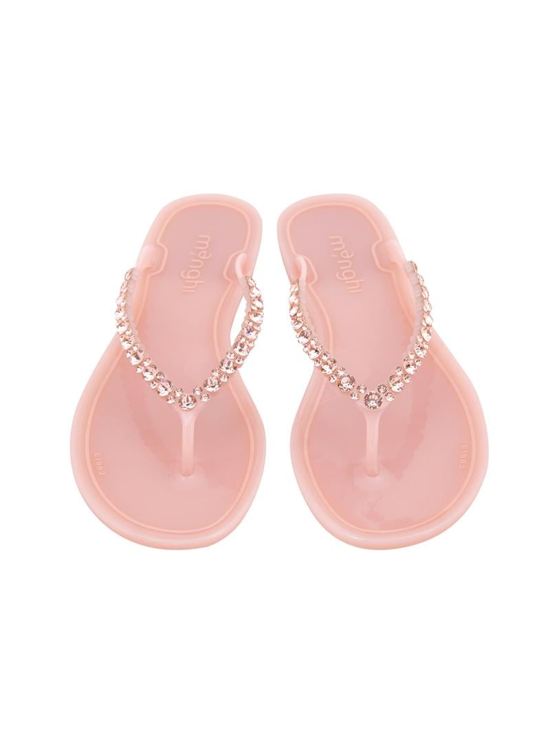Swarovski Taşlı Terlik - Pembe