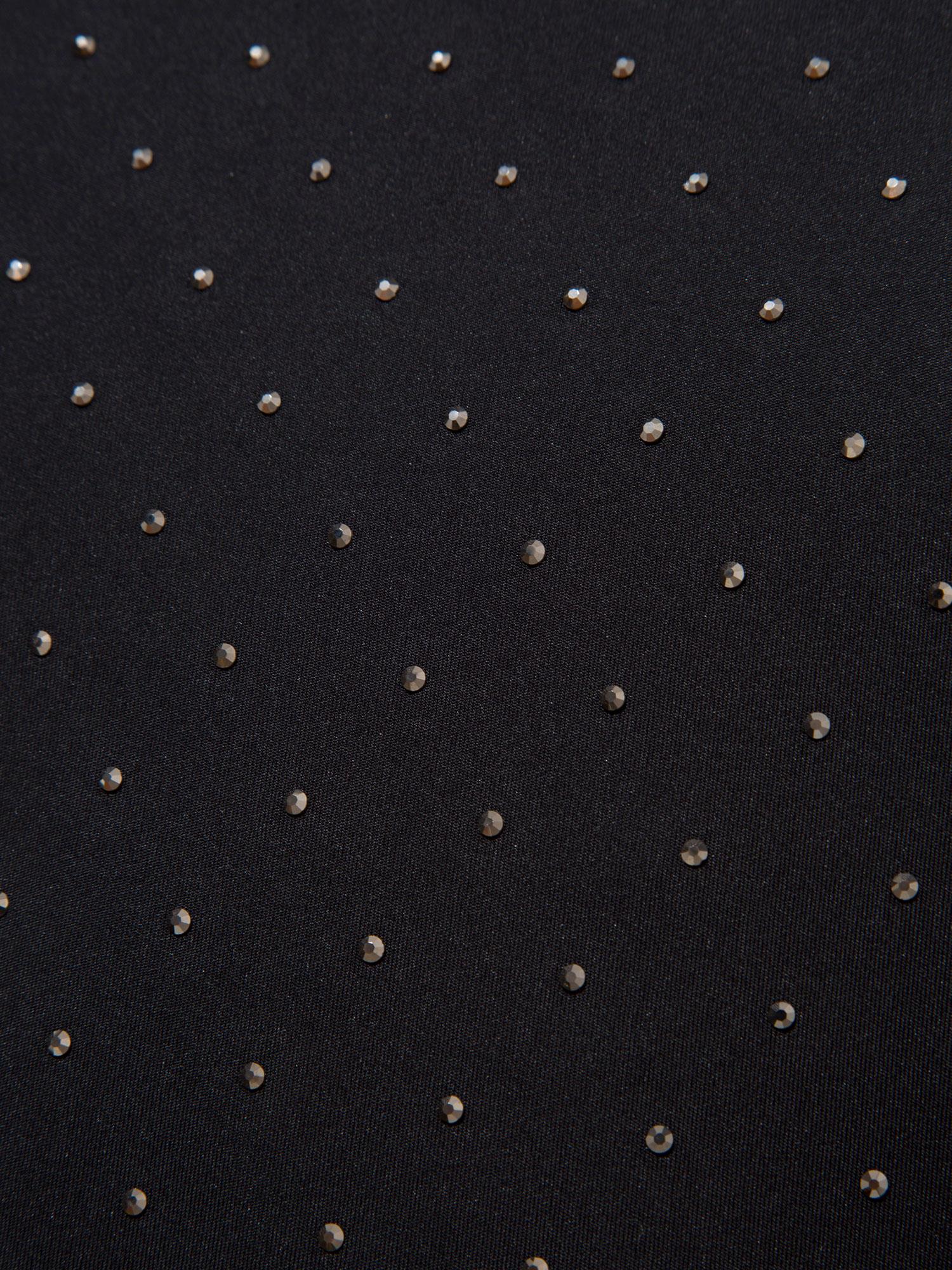 Taş Baskılı Boğazlı Crop Bluz Kategorisiz Modelleri