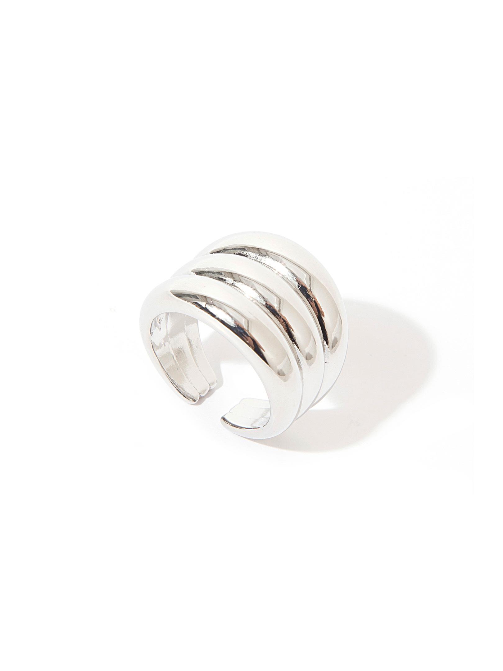 Üç Sıra Bombeli Yüzük Kategorisiz Modelleri