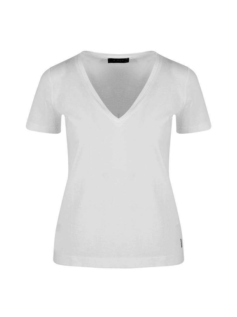 VINI Batik V Yaka Basic T-shırt - Gri