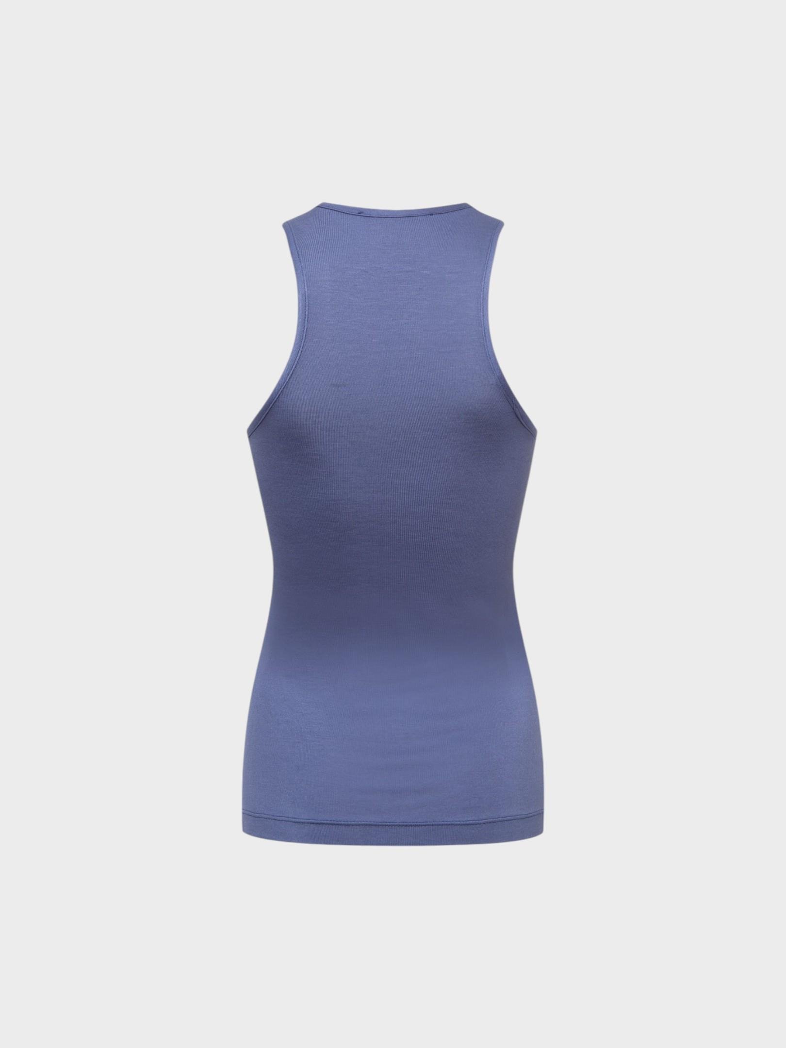 Viskon Yüzücü Yaka Atlet - Mavi Bluz Modelleri