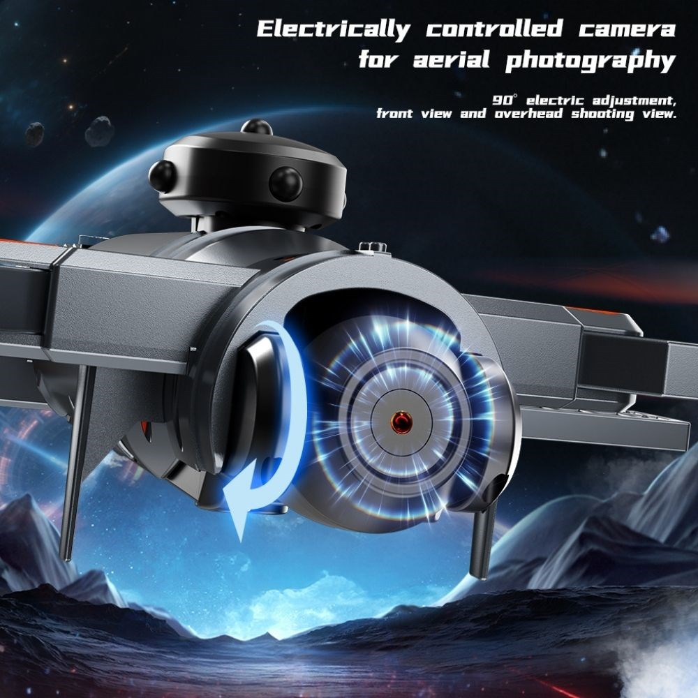 AE22 GPS Destekli HD Kameralı Katlanabilir Drone Brushless Motor, Wi-Fi Canlı Görüntü, 360 Dönüşlü Drone 