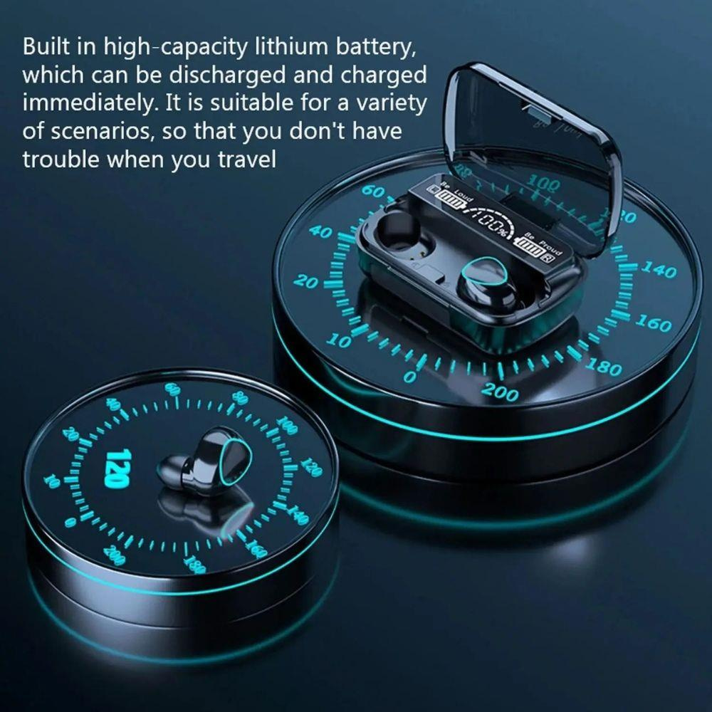  Yüksek Ses Kaliteli M10 Kablosuz Gürültü Engelleyici Mikrofonlu Bluetooth Kulaklık V5.3 