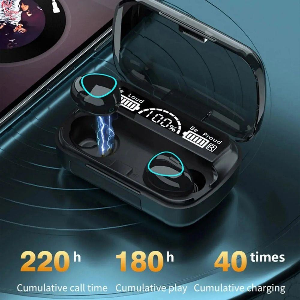  Yüksek Ses Kaliteli M10 Kablosuz Gürültü Engelleyici Mikrofonlu Bluetooth Kulaklık V5.3 