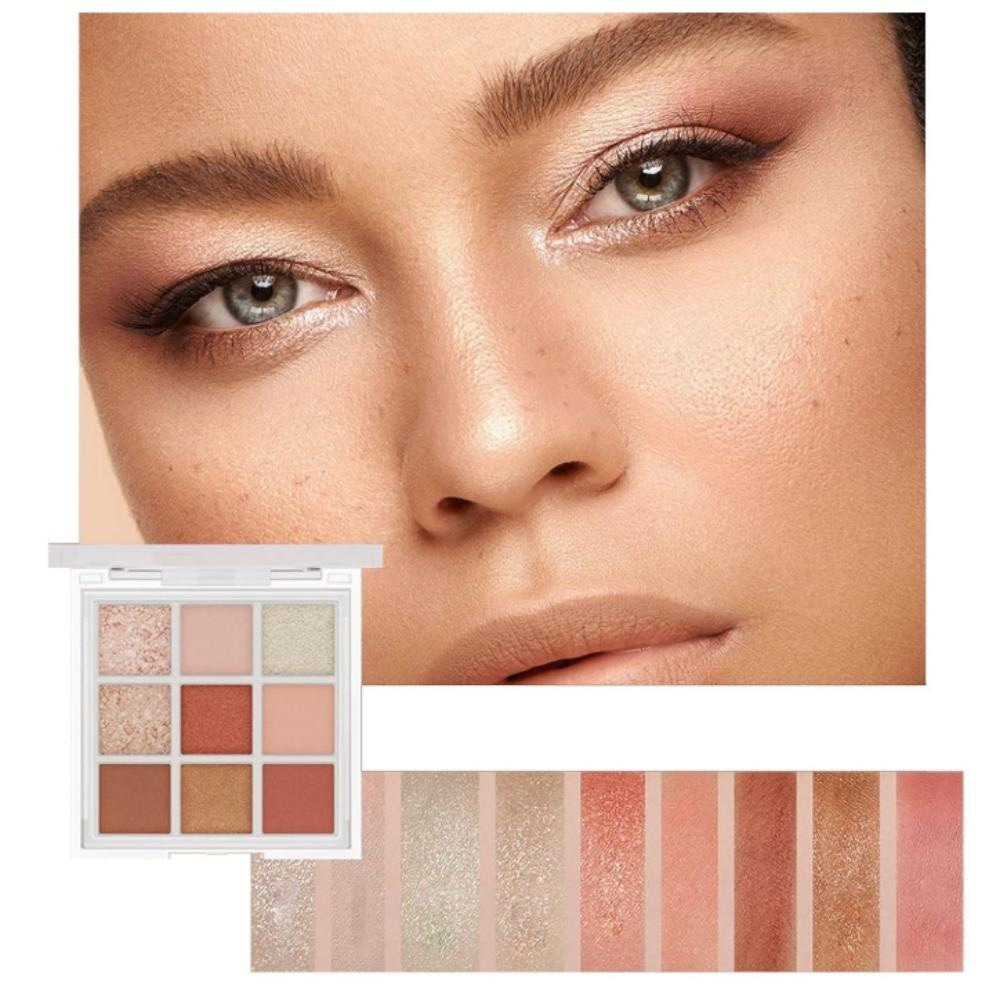 01 Glitter Peach Simli Far Paleti – Göz Makyajı İçin 