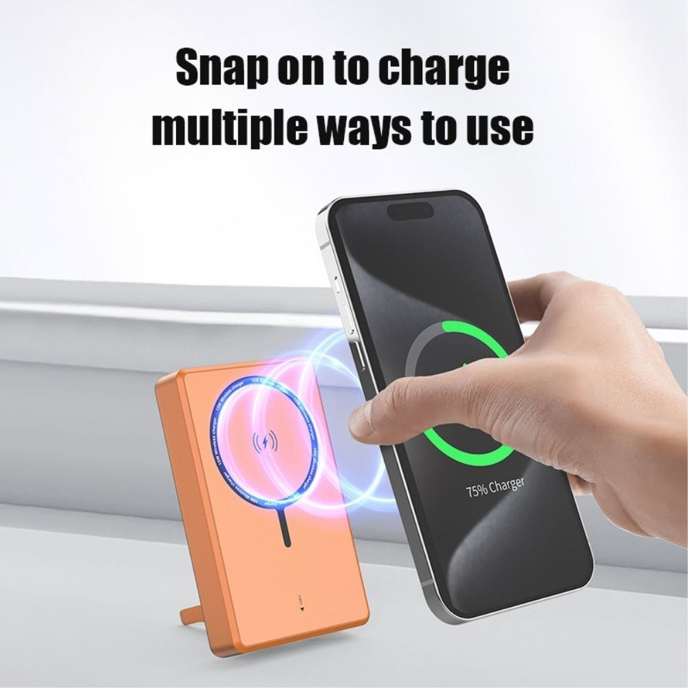 10.000mAh LCD Ekranlı Standlı Powerbank ,20W Hızlı Şarj, USB-C Giriş/Çıkış, Telefon Tutuculu Taşınabilir Şarj Cihazı 