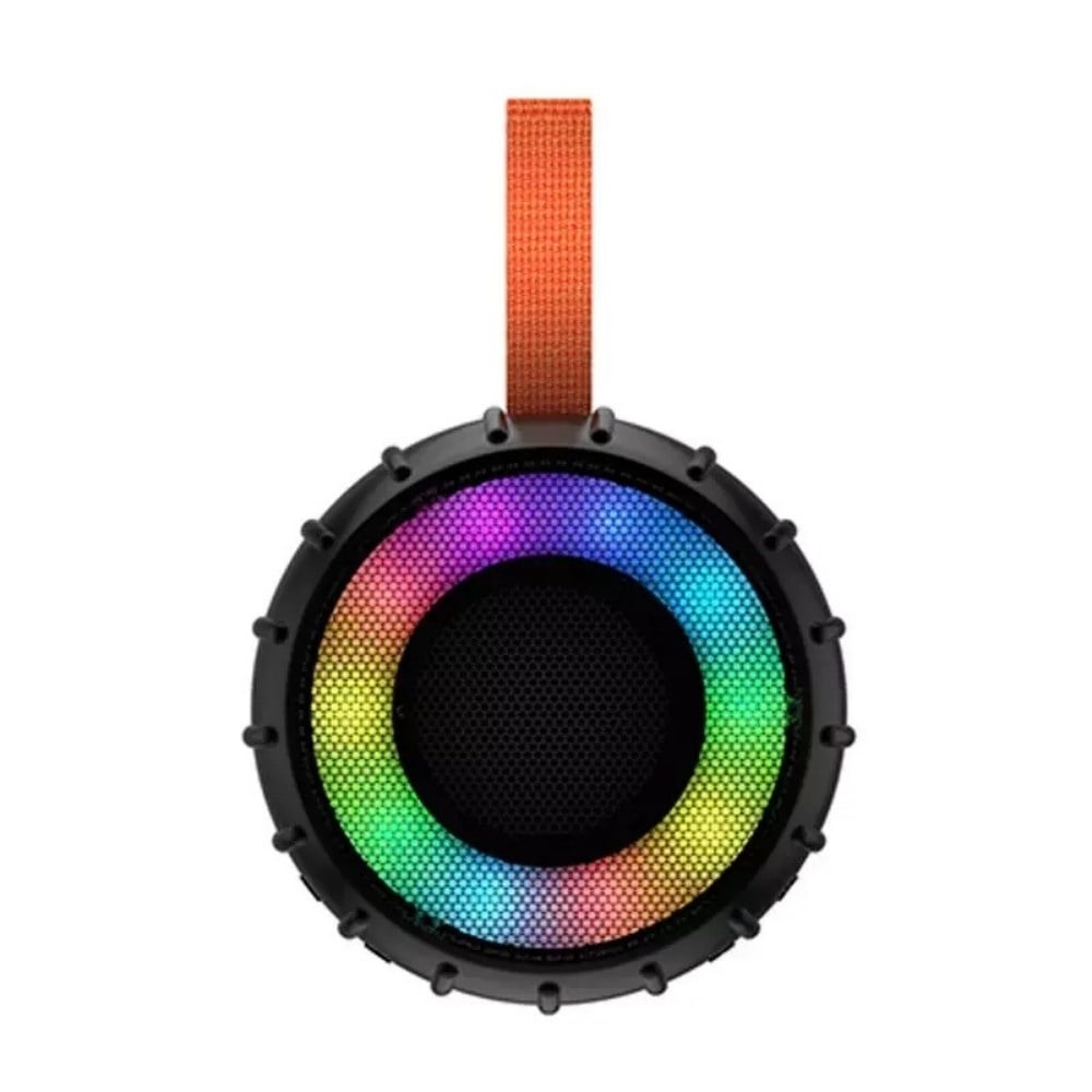 1200 mAh RGB Işıklı 10W Mini Wireless Bluetooth Hoparlör Taşıma Askılı Taşınabilir Speaker 