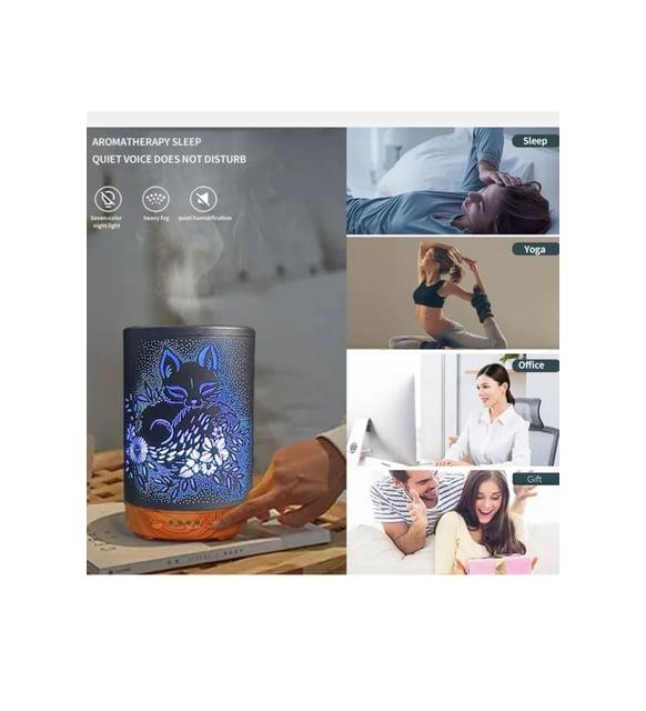 200ml, Aromaterapili Aydınlatmalı, Hava Nemlendirici 