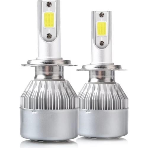 C6 LED Zenon H4 LED Xenon 36W 7600LM 6500K Far Ampülü LED Işık Ücretsiz Kargo Seri-Gri