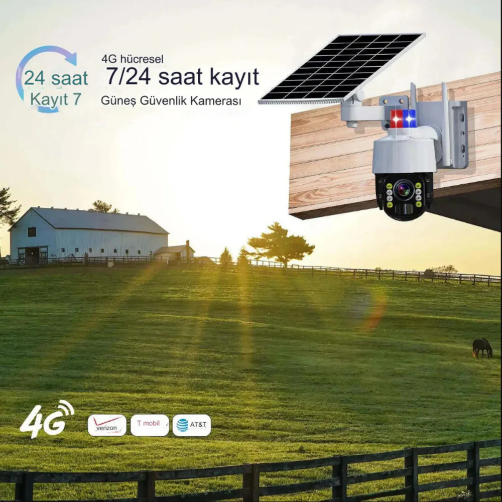 CMR47 1080P Full HD Hareket Sensörlü Gece Görüşlü Akıllı Güvenlik Sistemli Güvenlik Kamerası  