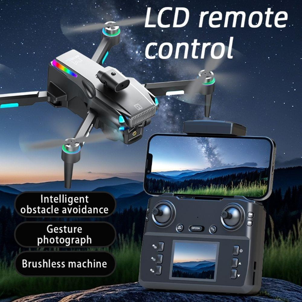 D9 Drone,Fırçasız Motorlu,90° Elektrikli Kamera, Tek Tuş Kalkış–İniş LED Işıklı 4K Akıllı Drone 
