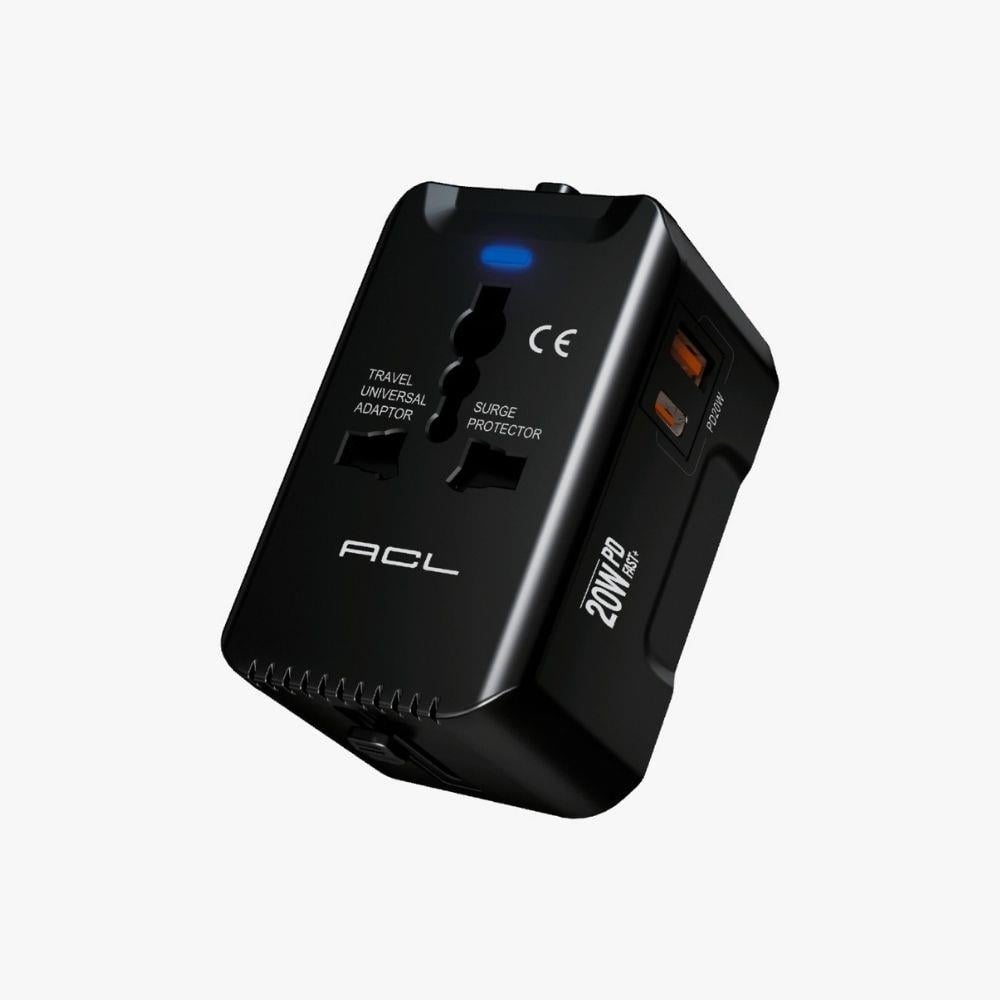 Evrensel Eu Us Au Uk Priz Fiş Çevirici Dönüştürücü Seyahat Adaptörü 2 Type-c 1 Usb Çıkışlı Adaptör 