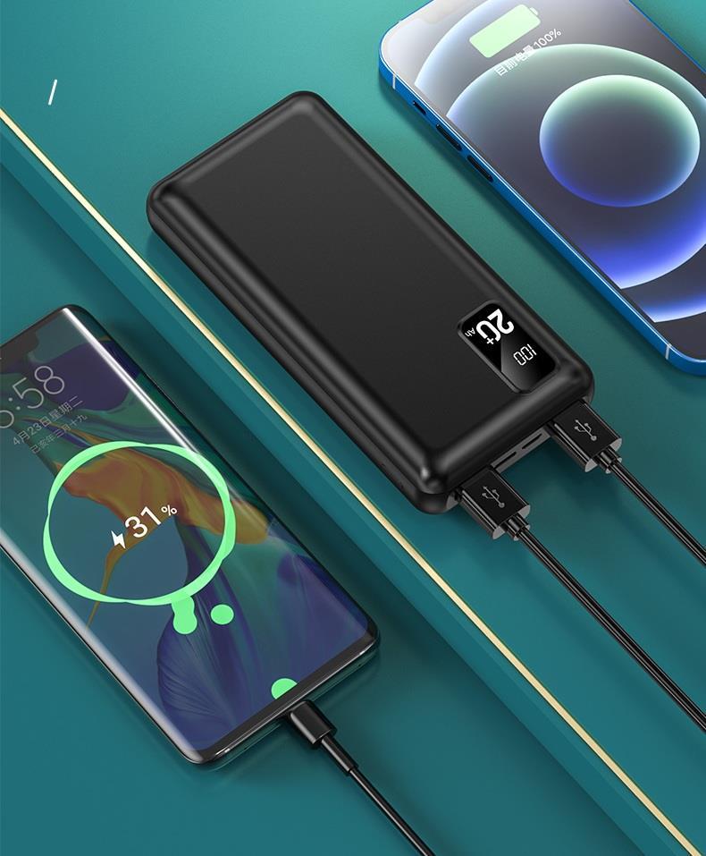HZL 20,000mAh Hızlı Şarj Özellikli LCD Powerbank