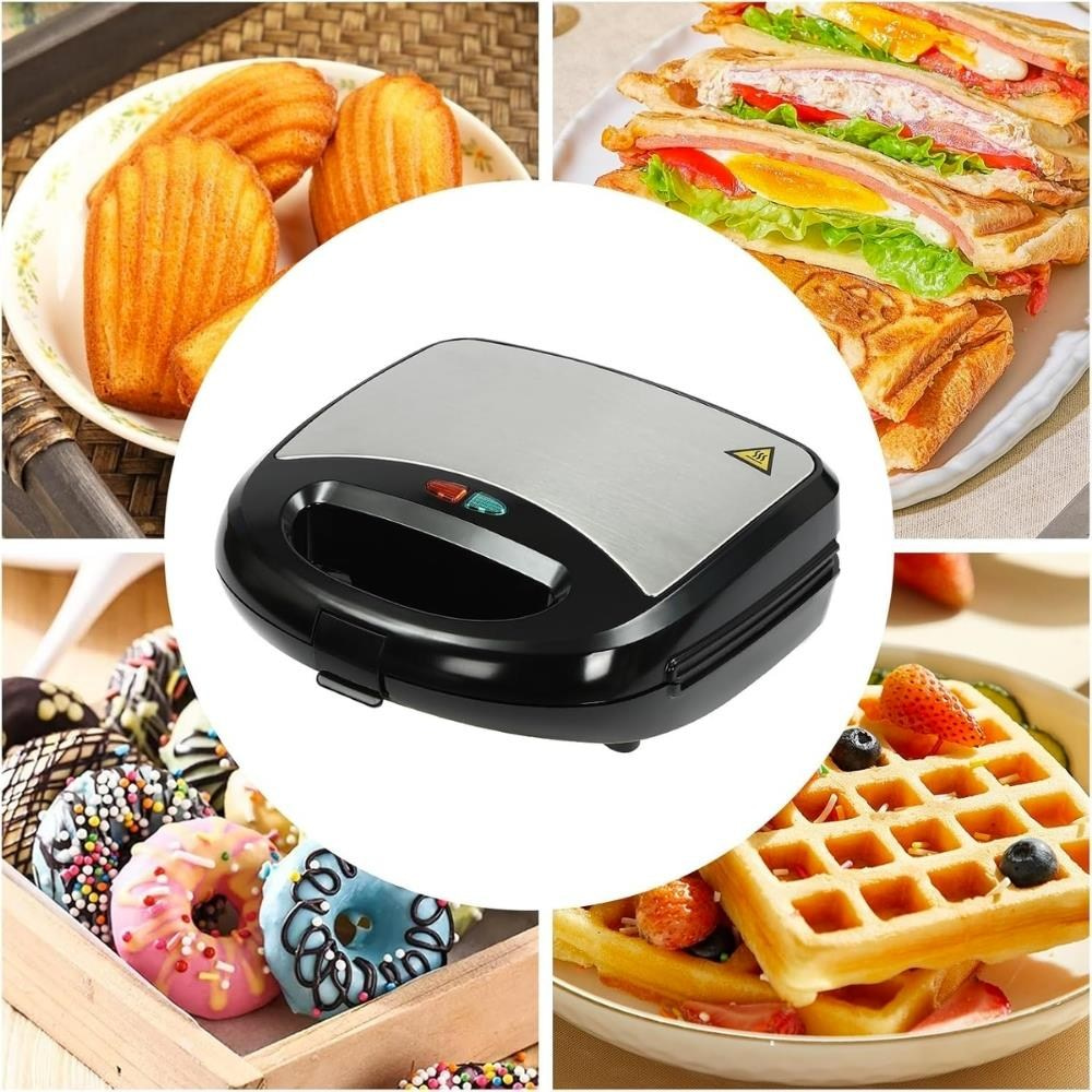 HZL 6 sı 1 arada Tost Makinası, Donut, Waffle, Ceviz Kurabiye, Sandviç Aparatlı Makina 