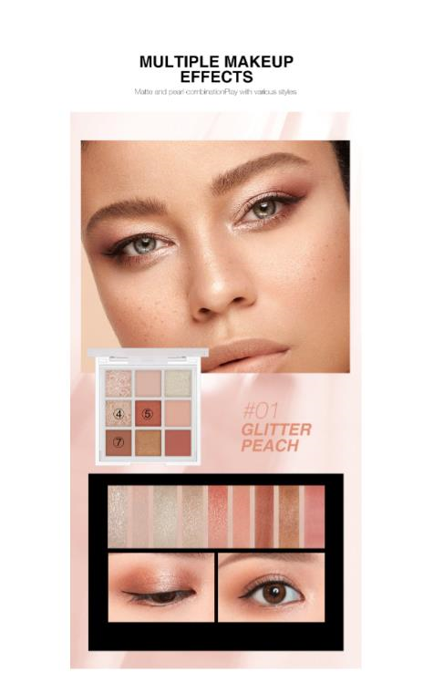 HZL EYESHADOW FAR PALETİ 9LU