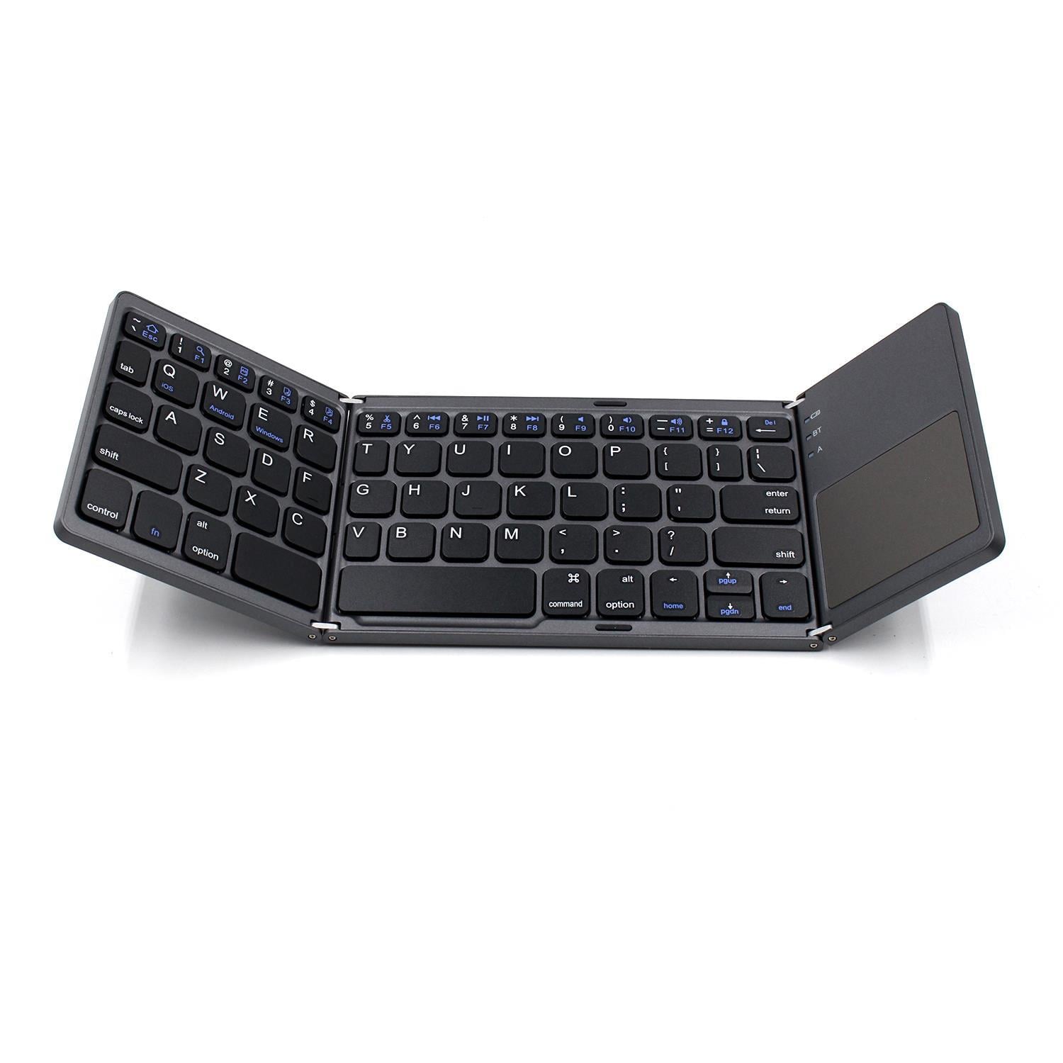 HZL Katlanabilir Bluetooth Portatif Cep Boyutunda Her Cihaz ile Uyumlu Bluetooth Klavye